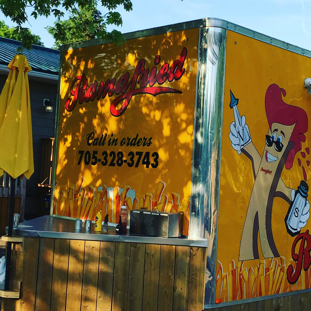 Branded food stand truck for an event